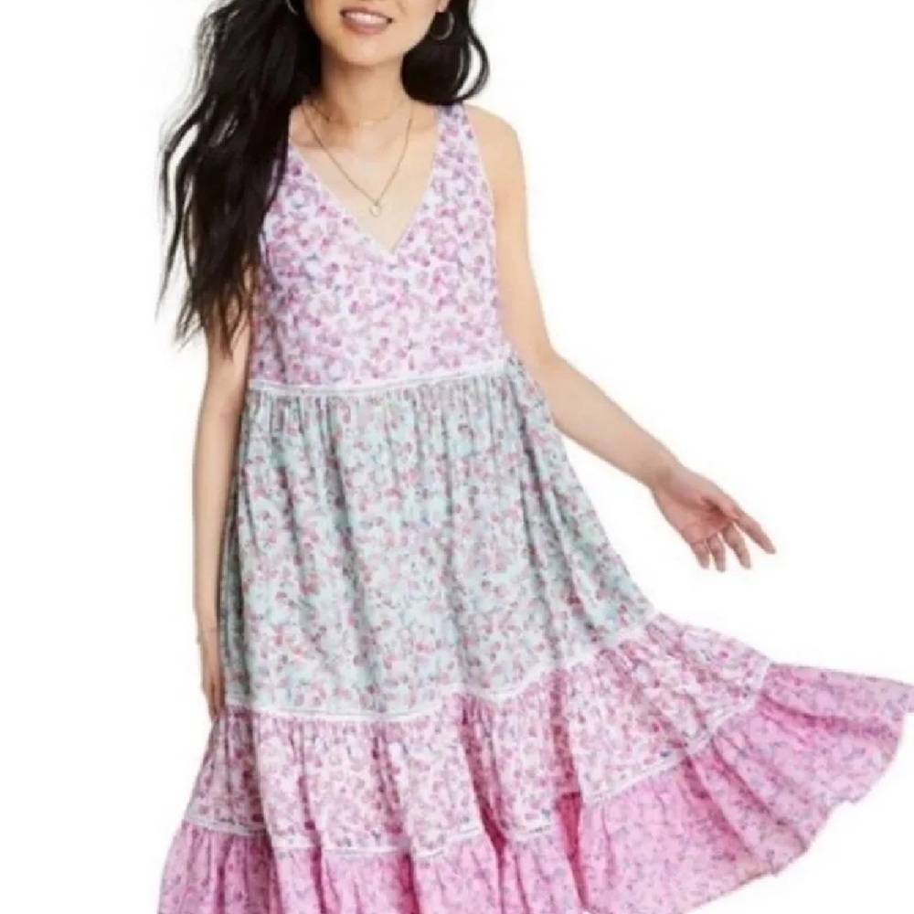 LoveShackFancy x Target Camille Floral Cottagecore Tiered dress - Picture 2 of 8